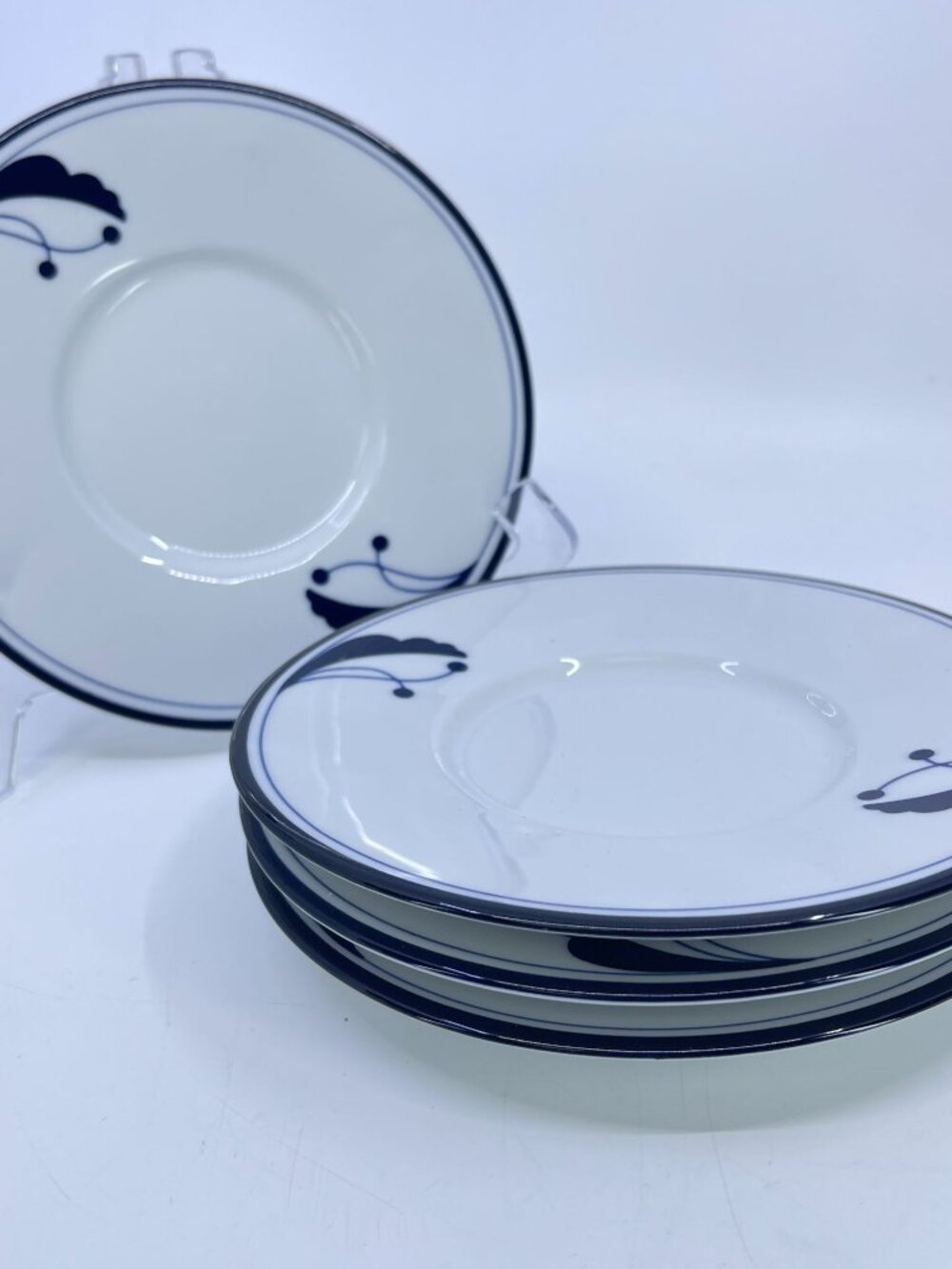 vintage dansk flora bayberry saucers set of 4 replacements